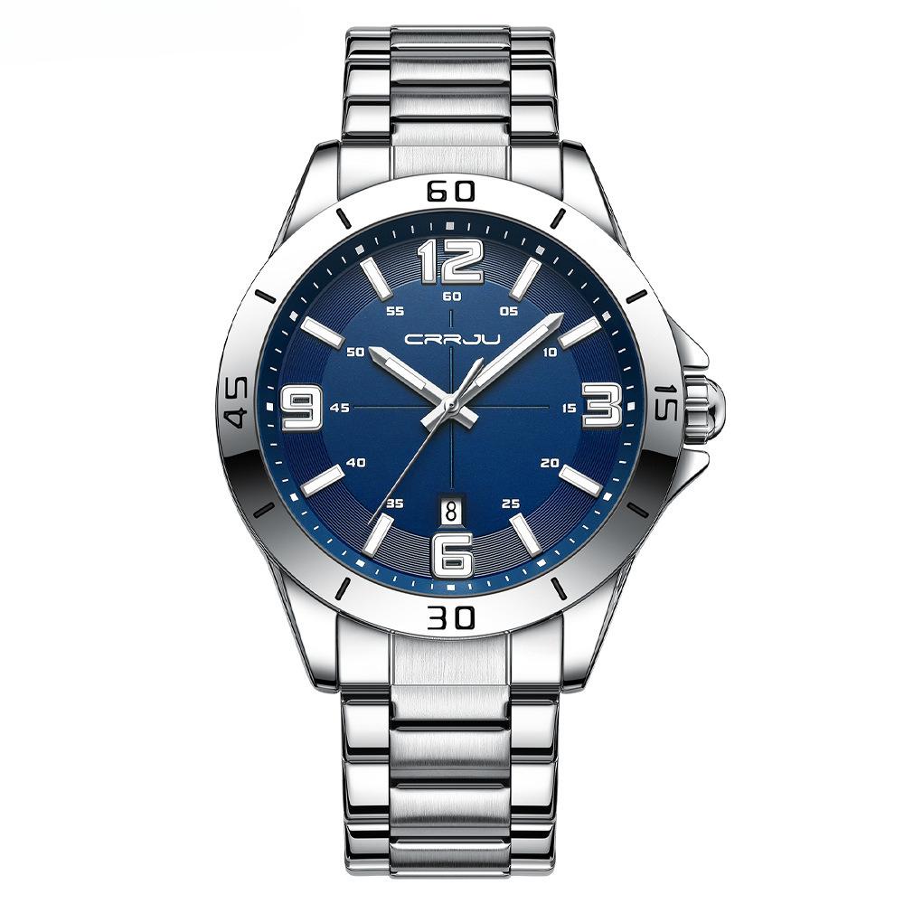 Simple Round Couple Watch Waterproof Digital Quartz Watch Watch with Steel Strap
Simple Round Couple Watch Waterproof Digital Quartz Watch Watch with Steel Strap
