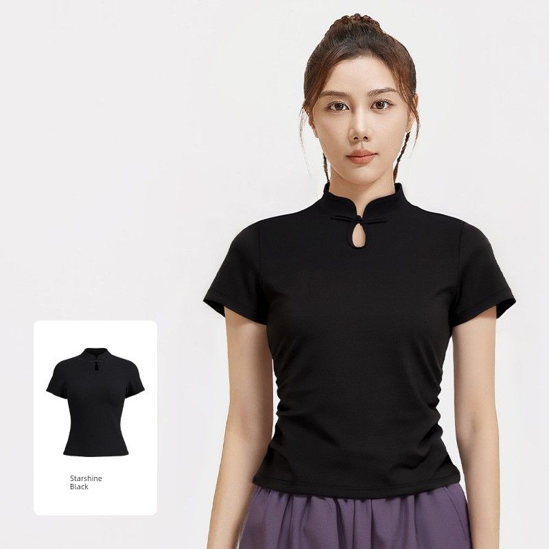 Национальный стиль Йога с коротким рукавом Женская пряжка Китайский спортивный топ Лето Национальный модный костюм для йоги Спортивный жилет Приталенная футболка Starshine Black M
Национальный стиль Йога с коротким рукавом Женская пряжка Китайский спортивный топ Лето Национальный модный костюм для йоги Спортивный жилет Приталенная футболка Starshine Black M