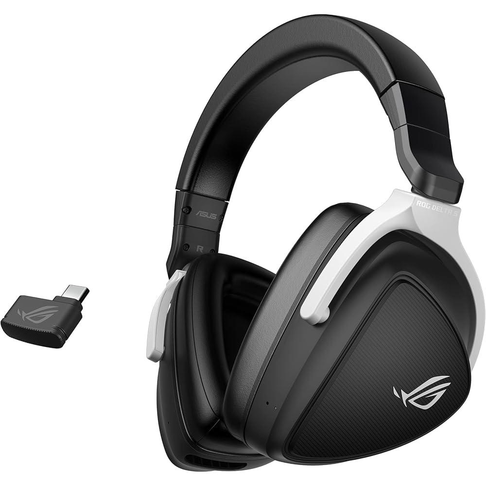 ASUS ROG Delta S Wireless Gaming Headset 50mm Drivers AI Noise Cancelling Dual Wireless Connection Black
ASUS ROG Delta S Wireless Gaming Headset 50mm Drivers AI Noise Cancelling Dual Wireless Connection Black