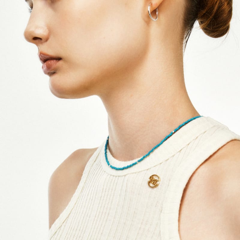 LUNNE Silver 925 Point Ball Turquoise Necklace #LSN62 Silver (41cm)
LUNNE Silver 925 Point Ball Turquoise Necklace #LSN62 Silver (41cm)