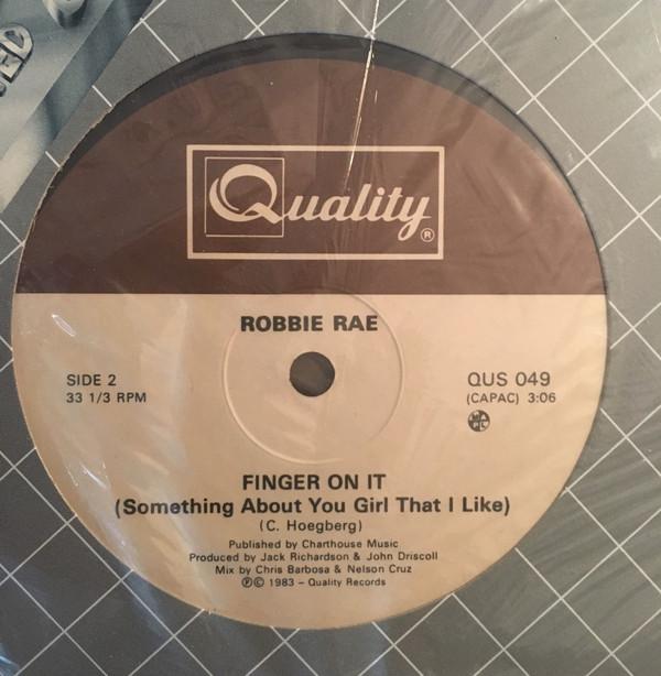 12inch Record ROBBIE RAE - Finger On It (Something About You G QUS049 Quality 1983 US Dance & Electronica Used
12inch Record ROBBIE RAE - Finger On It (Something About You G QUS049 Quality 1983 US Dance & Electronica Used