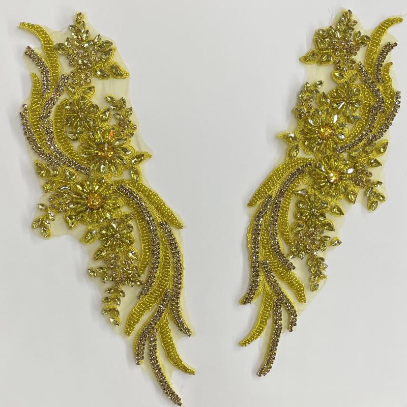 Нашивки из тяжелого акрила с цветами для одежды, платьев и свадебных аксессуаров золотой
Нашивки из тяжелого акрила с цветами для одежды, платьев и свадебных аксессуаров золотой