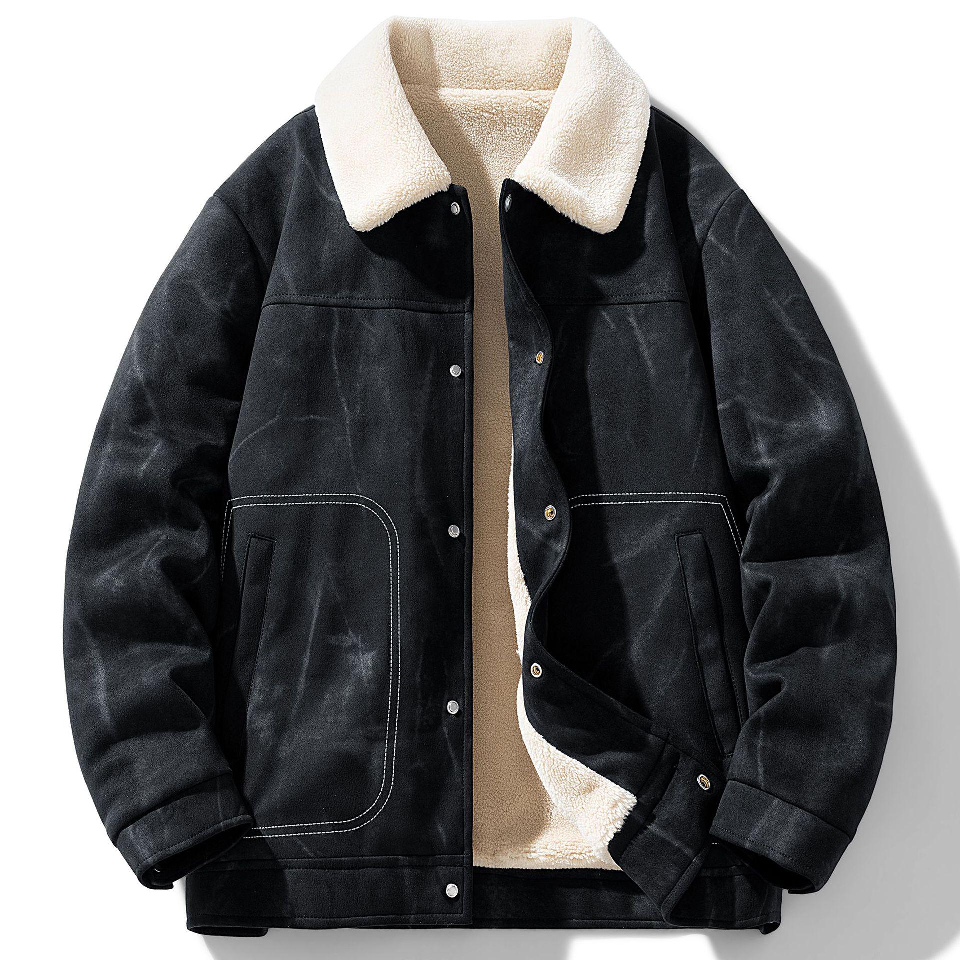 Men s Plush Fleece-Lined Suede Lapel Jacket: Business Casual, Versatile, Loose-Fit, Fashionable, Comfortable. 5XL
Men s Plush Fleece-Lined Suede Lapel Jacket: Business Casual, Versatile, Loose-Fit, Fashionable, Comfortable. 5XL