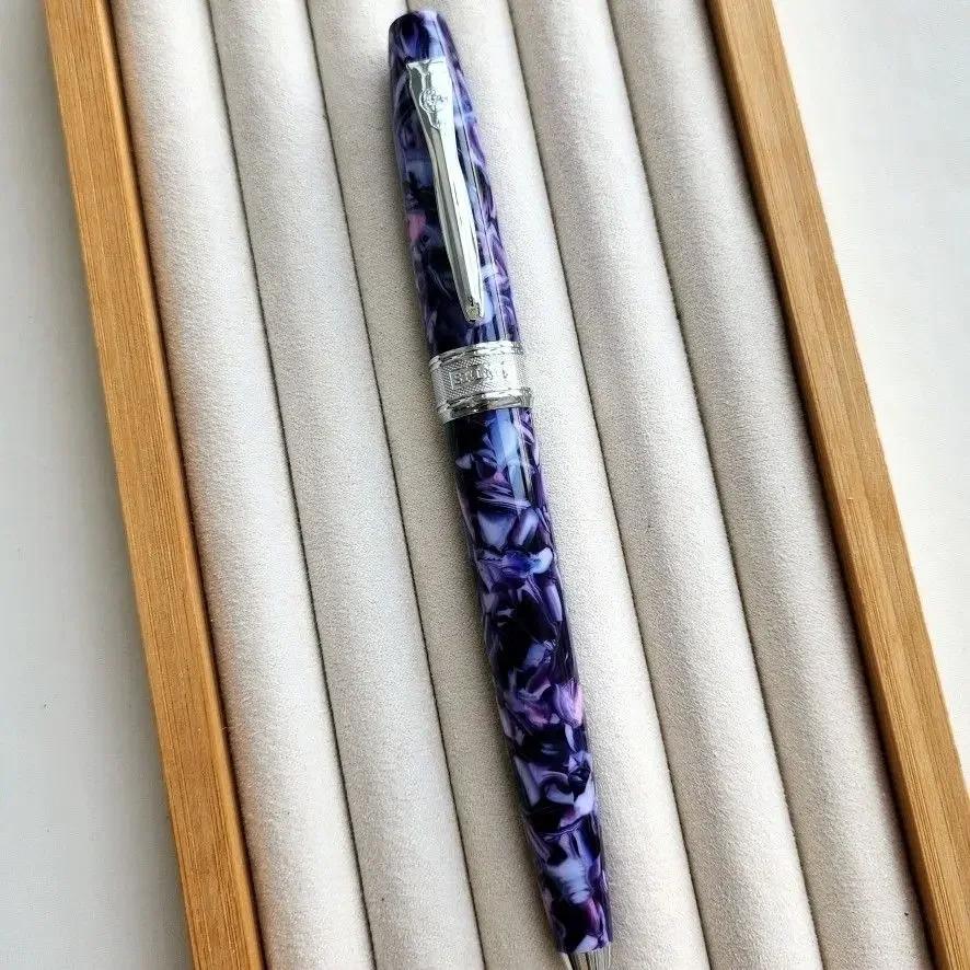 Розкішна ручка-перо Visconti Star Van Gogh з смоли Високоякісна імпортована смола різних кольорів Перо F/M 0.5/0.7мм Офісні чорнильні ручки M(0.7mm) фіолетовий
Розкішна ручка-перо Visconti Star Van Gogh з смоли Високоякісна імпортована смола різних кольорів Перо F/M 0.5/0.7мм Офісні чорнильні ручки M(0.7mm) фіолетовий