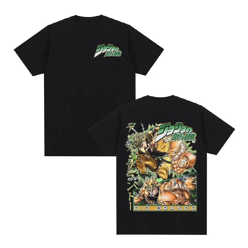 Anime JoJo Bizarre Adventure T-shirt Dio Brando Graphic T-shirts Men Women Fashion Summer Oversized Short Sleeves T Shirt Tops XXXXXL чорний
Anime JoJo Bizarre Adventure T-shirt Dio Brando Graphic T-shirts Men Women Fashion Summer Oversized Short Sleeves T Shirt Tops XXXXXL чорний