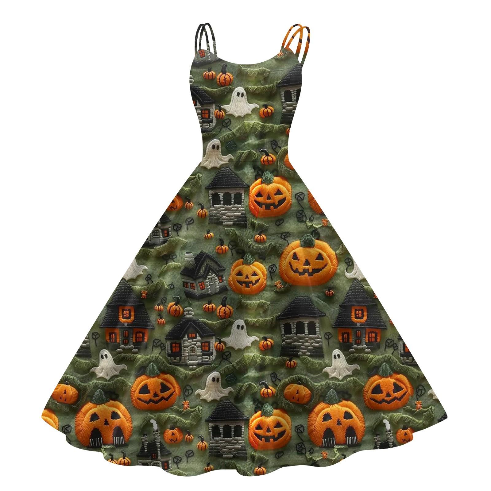 Женское модное повседневное платье с принтом на Хэллоуин, сексуальное с открытыми плечами, в стиле панк, ретро M
Женское модное повседневное платье с принтом на Хэллоуин, сексуальное с открытыми плечами, в стиле панк, ретро M