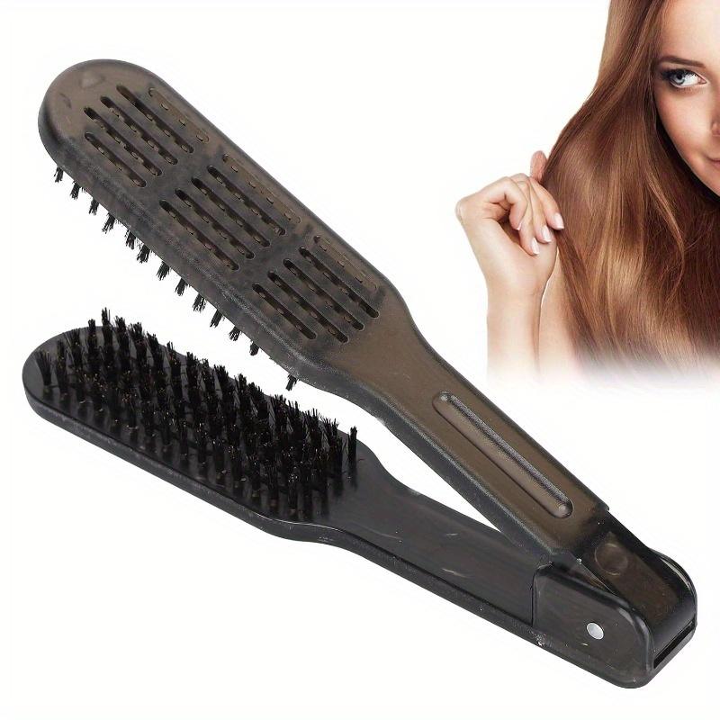 Clamp Brush, Double Brush for Hair Straightening, Clamp Brush for Straightening Hair, Hair Styling Clips for Smoothing 1pc чорний
Clamp Brush, Double Brush for Hair Straightening, Clamp Brush for Straightening Hair, Hair Styling Clips for Smoothing 1pc чорний