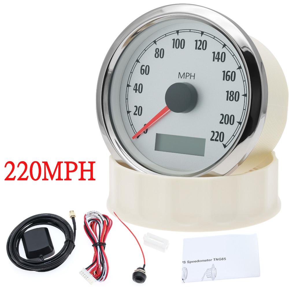 Waterproof 85mm Speedometer Odometer Gauge 0-220KM/H 220MPH + GPS Antenna With Red/Yellow Backlight for Harley Motorcycle Customized 220MPH SS
Waterproof 85mm Speedometer Odometer Gauge 0-220KM/H 220MPH + GPS Antenna With Red/Yellow Backlight for Harley Motorcycle Customized 220MPH SS