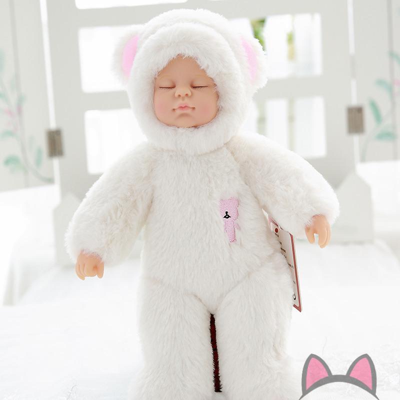 Милые спящие куклы и комфортные детские эмалированные плюшевые куклы, стоячая кукла-медведь-кролик, подарок 
Милые спящие куклы и комфортные детские эмалированные плюшевые куклы, стоячая кукла-медведь-кролик, подарок