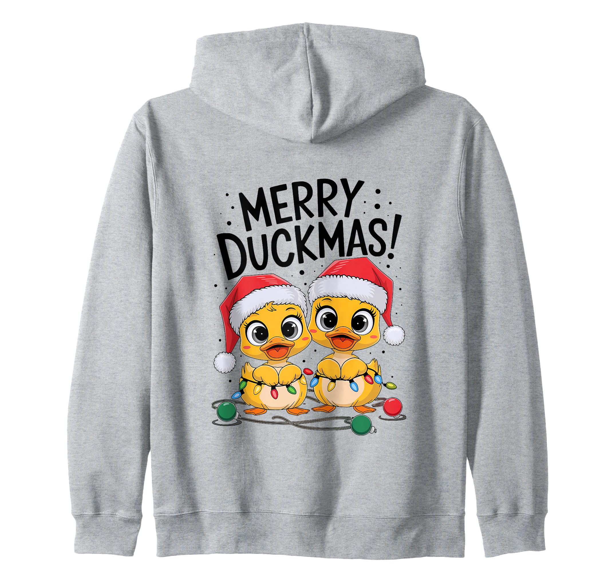 Duck Christmas Sweater Santa Hat Fairy Lights Cute Merry Duckmas Duck Zip Hoodie серый
Duck Christmas Sweater Santa Hat Fairy Lights Cute Merry Duckmas Duck Zip Hoodie серый