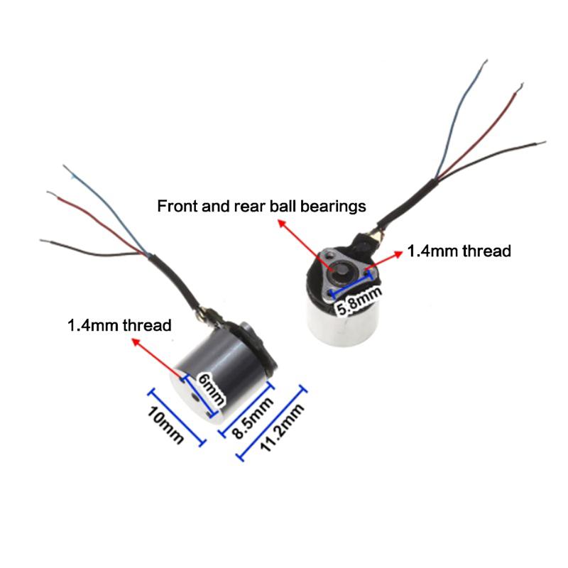 Micro 0706 Airplane Brushless Motor 8mm*10mm BLDC 6700KV 1S-2S Micro Airplane FPV Indoor Crossing Machine Brushless Motor
Micro 0706 Airplane Brushless Motor 8mm*10mm BLDC 6700KV 1S-2S Micro Airplane FPV Indoor Crossing Machine Brushless Motor