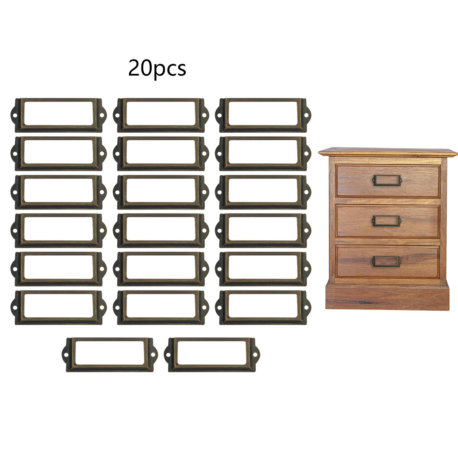 Iron Drawer Label Frame Holder Retro Card Organizer Handle for Library Desk Cabinet Drawer Case бронзовый
Iron Drawer Label Frame Holder Retro Card Organizer Handle for Library Desk Cabinet Drawer Case бронзовый