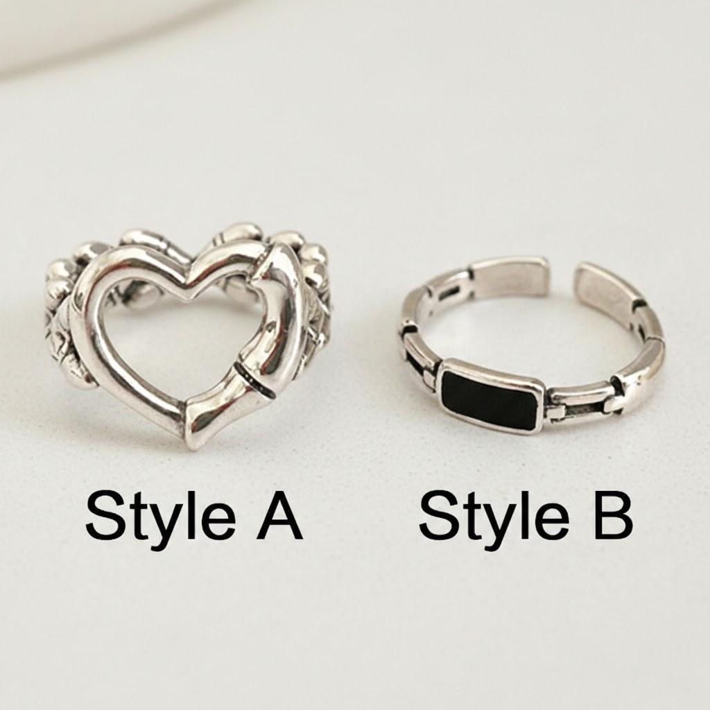 Heart Shaped Hollow Chain Ring for Women 2 Styles Fashion Jewelry Romantic Accessories Gift for Her
Heart Shaped Hollow Chain Ring for Women 2 Styles Fashion Jewelry Romantic Accessories Gift for Her