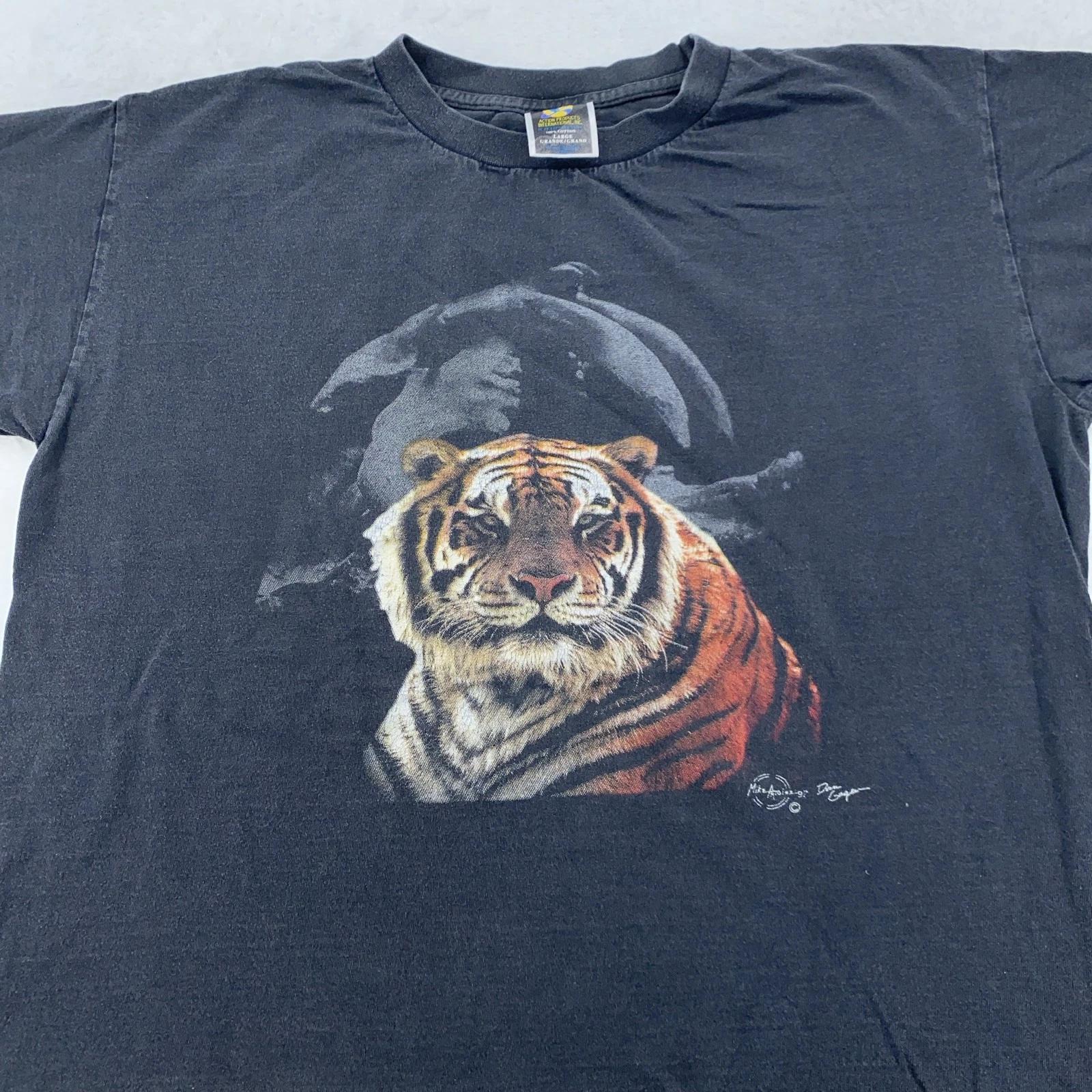 Vintage Blackpine Animal Park Shirt Mens Large Bengal Tiger Graphic 90s Tee XL
Vintage Blackpine Animal Park Shirt Mens Large Bengal Tiger Graphic 90s Tee XL