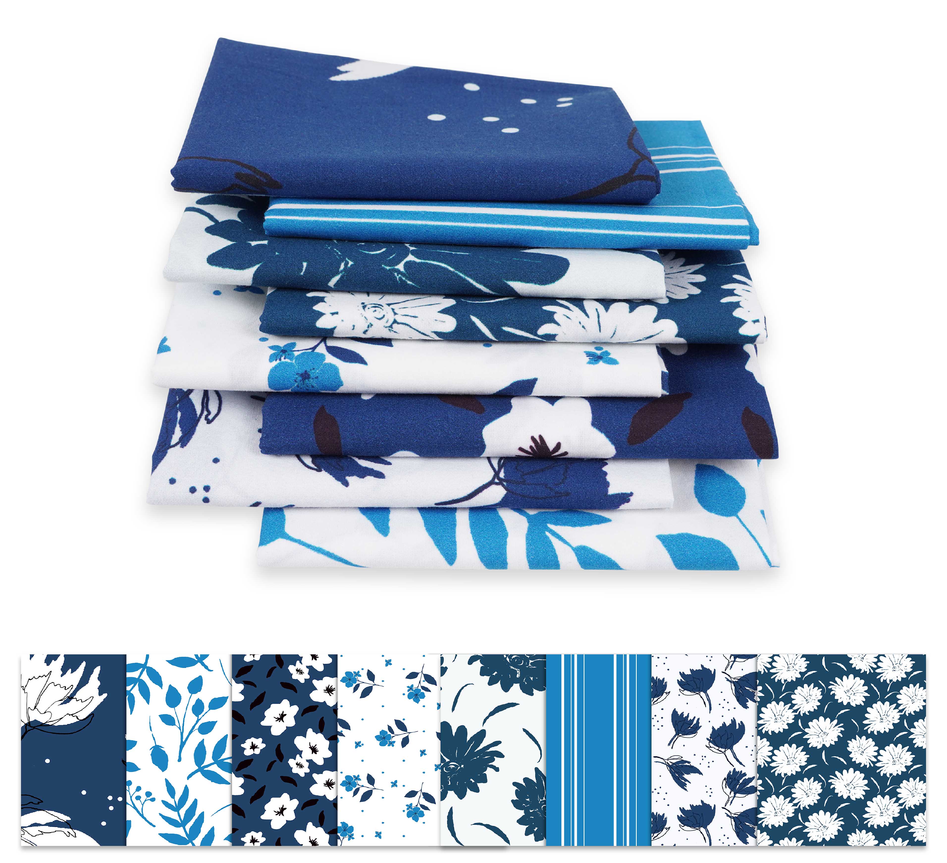 Soimoi 8 Pc Fat Quarter Bundle - Цветочный принт 18 x 22 DIY Пэчворк - 100% хлопка, предварительно вырезанная ткань для квилтинга (Средняя 18x22 средний синий
Soimoi 8 Pc Fat Quarter Bundle - Цветочный принт 18 x 22 DIY Пэчворк - 100% хлопка, предварительно вырезанная ткань для квилтинга (Средняя 18x22 средний синий