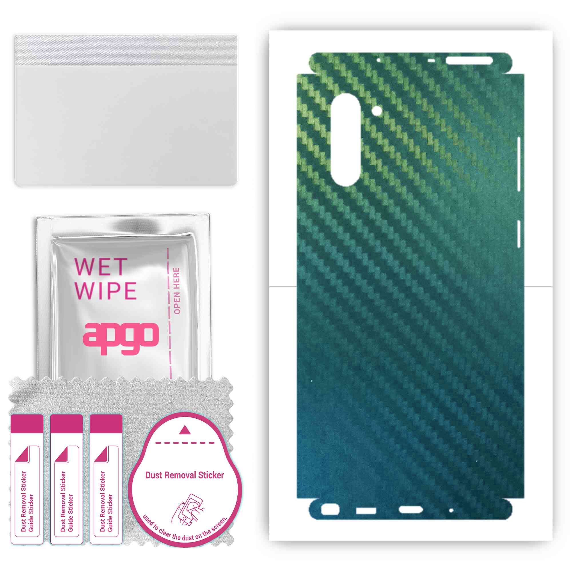 apgo Protective Skin Sticker for the back+sides compatible with Samsung Galaxy Note 10, Full Wrap Film, Foil, Vinyl - Pattern Carbon Chameleon CAKA1
apgo Protective Skin Sticker for the back+sides compatible with Samsung Galaxy Note 10, Full Wrap Film, Foil, Vinyl - Pattern Carbon Chameleon CAKA1
