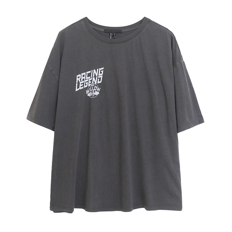 Экспорт% Хлопок ~ Летняя Прохладная Принтованная Футболка с Потертыми Буквами Спереди и Сзади Свободного Кроя с Коротким Рукавом Женская Повседневная Универсальная Slight Flaw S
Экспорт% Хлопок ~ Летняя Прохладная Принтованная Футболка с Потертыми Буквами Спереди и Сзади Свободного Кроя с Коротким Рукавом Женская Повседневная Универсальная Slight Flaw S