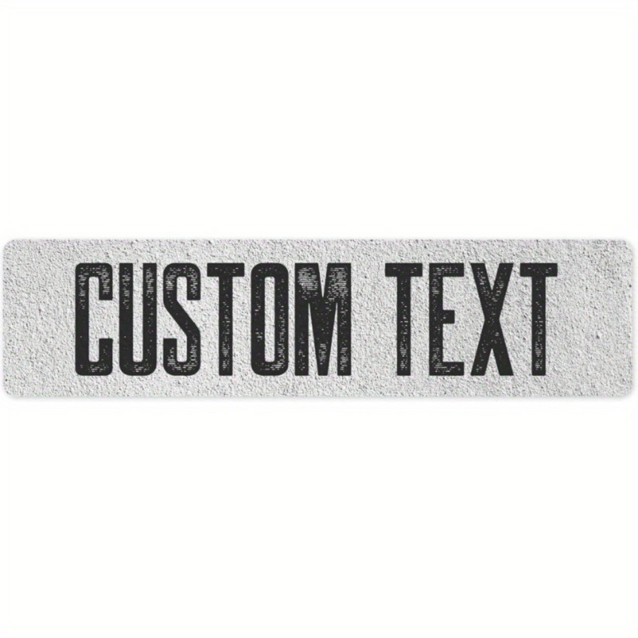 Personalized Street Sign Metal Plaque Custom Text Indoor Outdoor Home Wall Decor синій
Personalized Street Sign Metal Plaque Custom Text Indoor Outdoor Home Wall Decor синій
