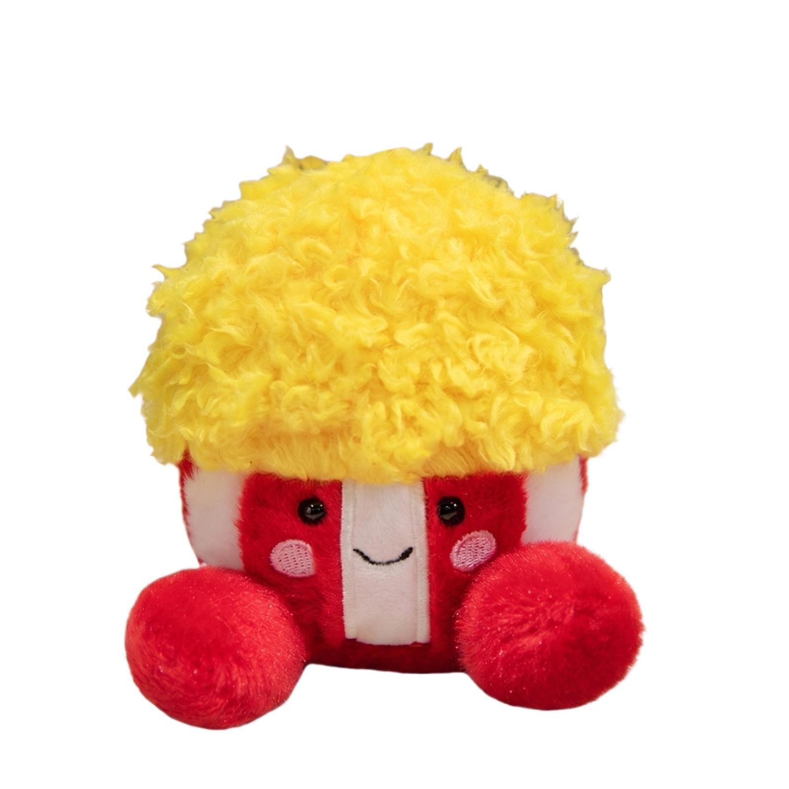Plush Bread Slice Keychain Soft Stuffed Toy with Smiling Face and Embroidered Details 12cm Size Suitable for Bag Accessories and Gifts One Size
Plush Bread Slice Keychain Soft Stuffed Toy with Smiling Face and Embroidered Details 12cm Size Suitable for Bag Accessories and Gifts One Size