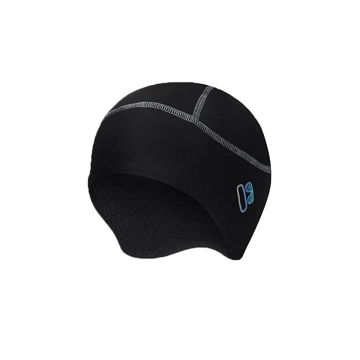 Теплая флисовая балаклава с очками для улицы - Зимний подшлемник для велоспорта, Защищающая от холода и согревающая уши шапка One Size