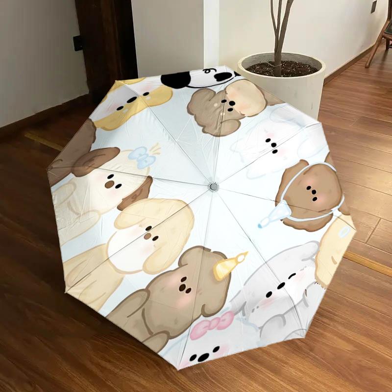 Adorable Cartoon Animal Print Automatic Opening/Closing Umbrella with Foldable Design, Iron Frame, Suitable for Fans, Travel, Daily Use, Gif
Adorable Cartoon Animal Print Automatic Opening/Closing Umbrella with Foldable Design, Iron Frame, Suitable for Fans, Travel, Daily Use, Gif