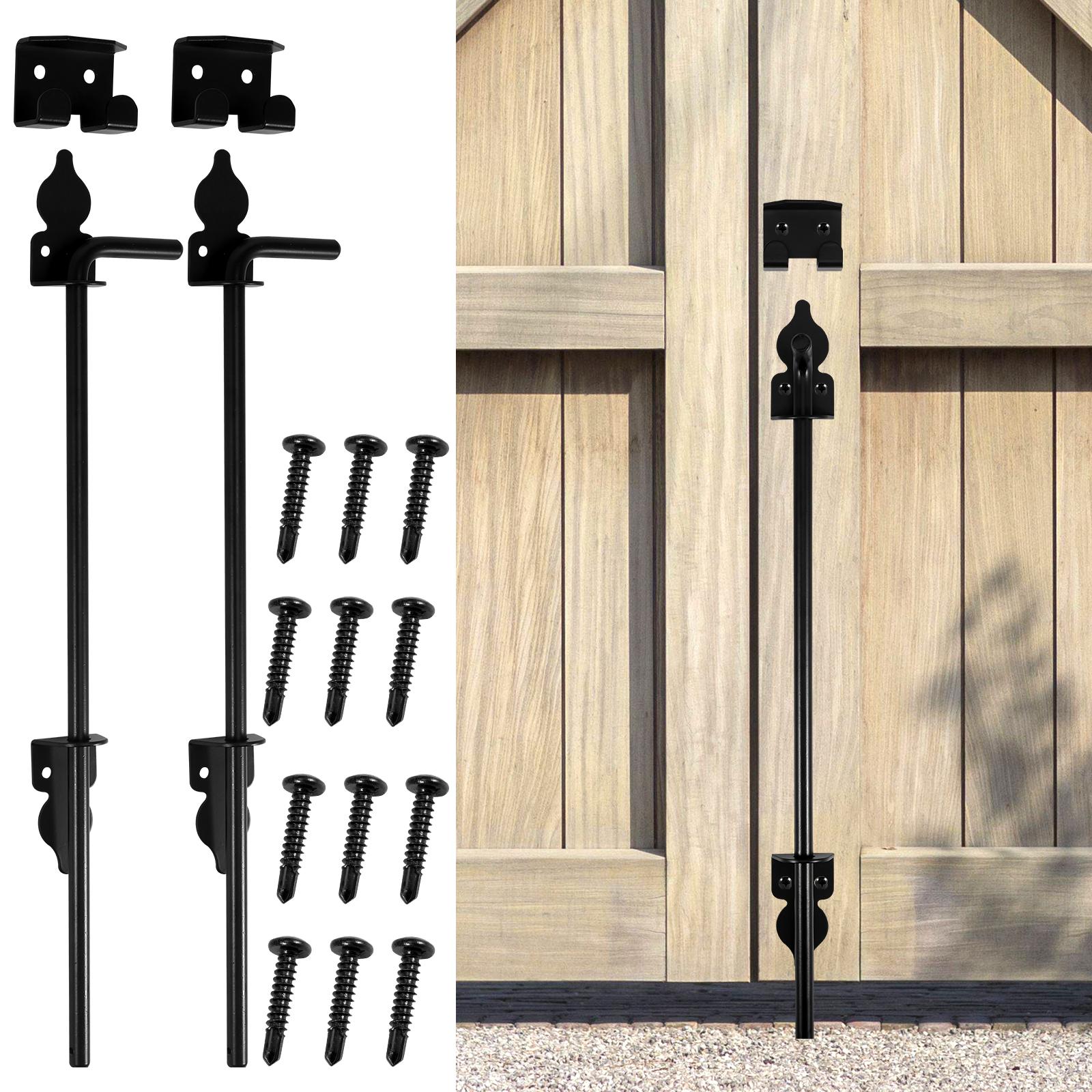 18 Heavy Duty Cane Bolt Gate Drop Rod with Finish-Steel Gate Ground Latch Designed for Wood Metal Vinyl Gates Double Door Fence
18 Heavy Duty Cane Bolt Gate Drop Rod with Finish-Steel Gate Ground Latch Designed for Wood Metal Vinyl Gates Double Door Fence