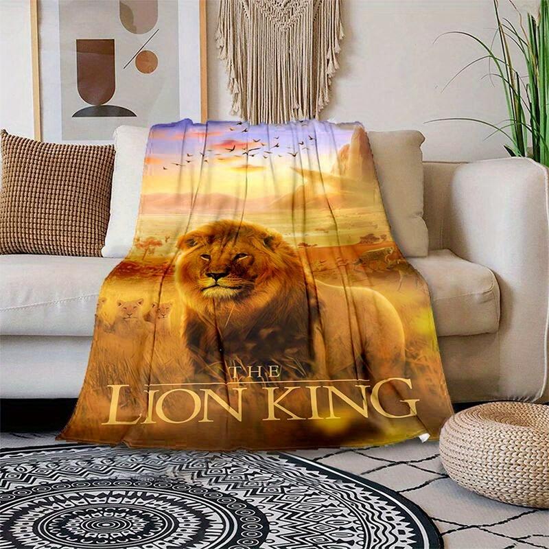 1pc The Lion King Printing Blanket - Soft, All-Season Throw for Living Room, Bedroom,Personalized Gift with Adorable Cartoon Design 80cmx120cm(31inx47in)
1pc The Lion King Printing Blanket - Soft, All-Season Throw for Living Room, Bedroom,Personalized Gift with Adorable Cartoon Design 80cmx120cm(31inx47in)