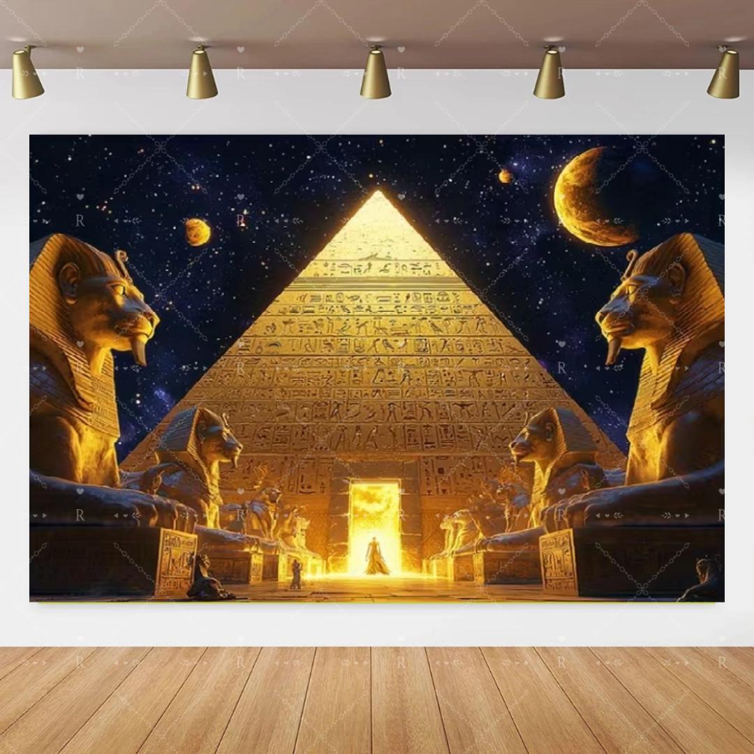 Egyptian Pyramids Theme Background Pillars Desert Sphinx of Egypt Backdrop Home Decoration Portrait Photography Banner Prop Gift 120X90CM
Egyptian Pyramids Theme Background Pillars Desert Sphinx of Egypt Backdrop Home Decoration Portrait Photography Banner Prop Gift 120X90CM