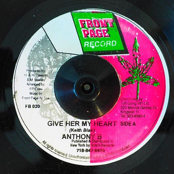 7-дюймовая пластинка ANTHONY B Give Her My Heart FB020 Front Page Reco Ямайка Регги Ска Даб Б/у
7-дюймовая пластинка ANTHONY B Give Her My Heart FB020 Front Page Reco Ямайка Регги Ска Даб Б/у