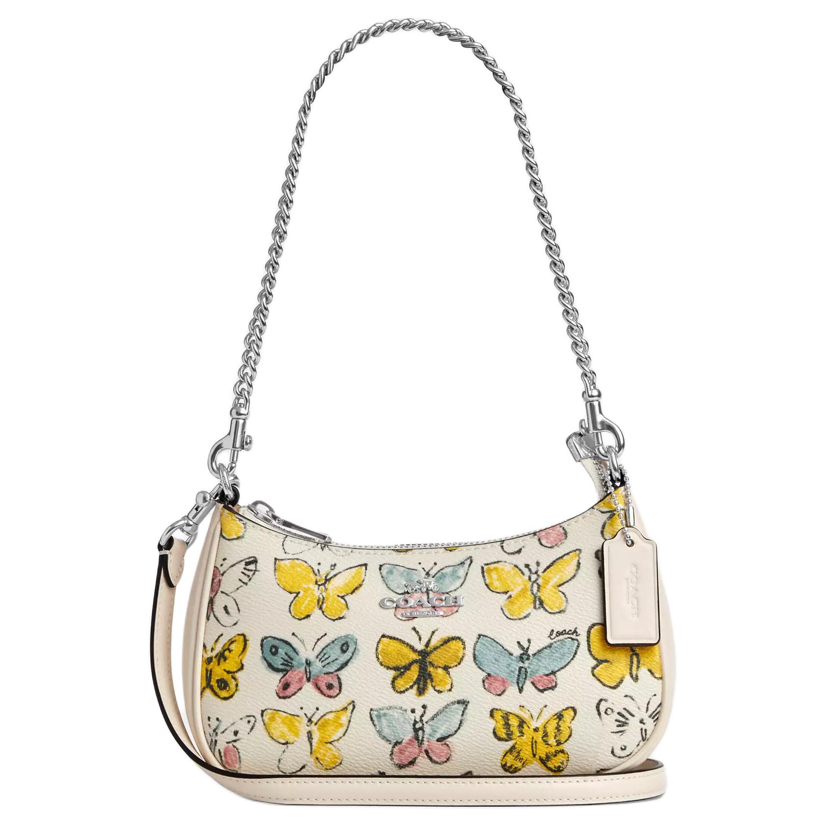 Coach Teri 19 Butterfly Print Coated Canvas Tote Crossbody Bag Small Women bags CAJ94-SVCAH Basic Set (Bag+Dust Bag)
Coach Teri 19 Butterfly Print Coated Canvas Tote Crossbody Bag Small Women bags CAJ94-SVCAH Basic Set (Bag+Dust Bag)