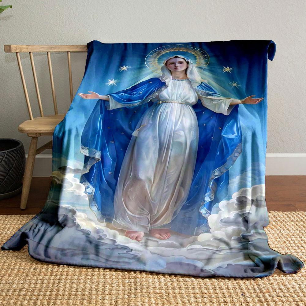 Virgin Mary Blanket Printed Blanket for Living Room Bed Couch lunch break Soft Cozy Blanket for Friend s festival Gift 80cm x 120cm
Virgin Mary Blanket Printed Blanket for Living Room Bed Couch lunch break Soft Cozy Blanket for Friend s festival Gift 80cm x 120cm