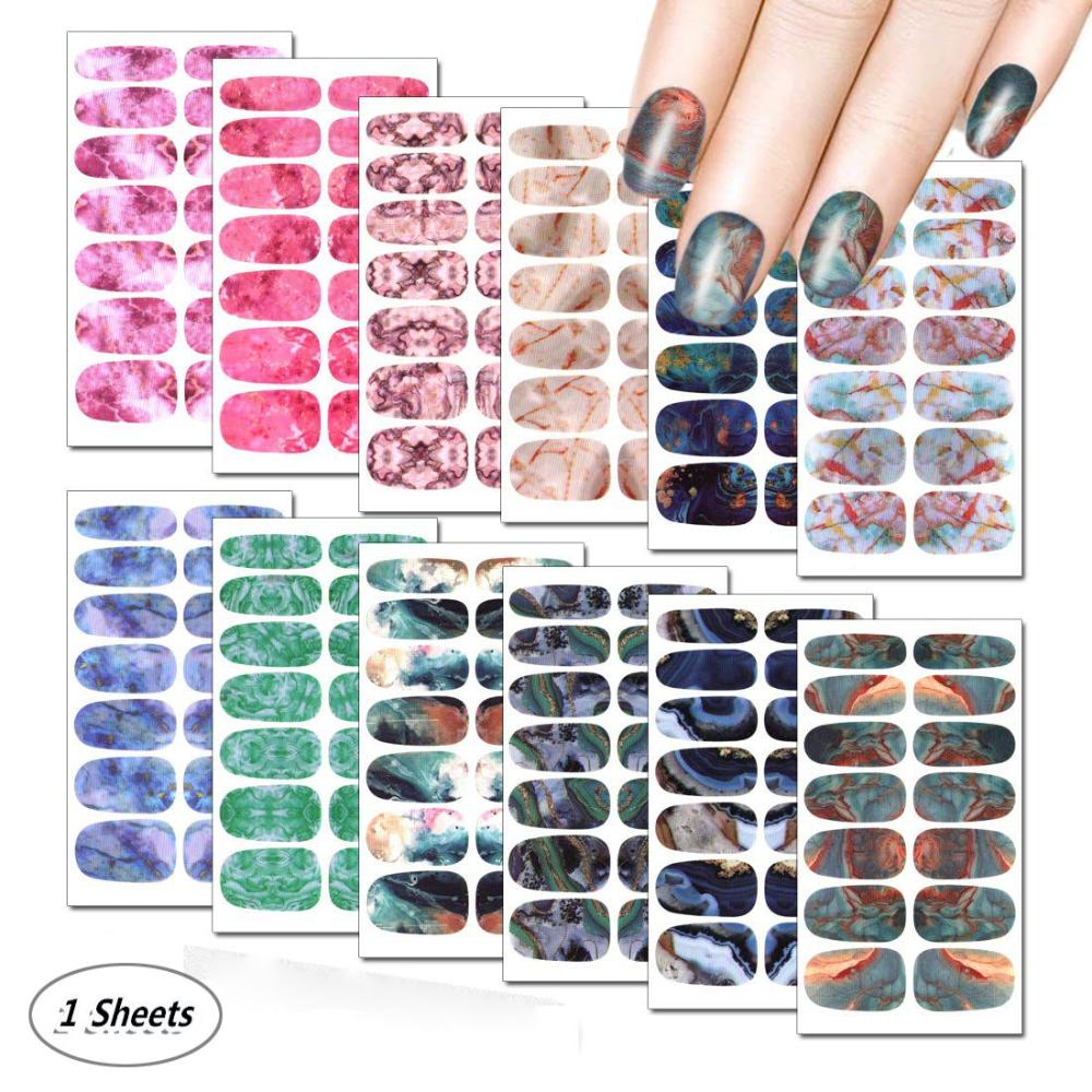 1 Sheet Fashion Full Wrap Waterproof Marble Printed Manicure Kit Nail Stickers Tips Nail Art Decals
1 Sheet Fashion Full Wrap Waterproof Marble Printed Manicure Kit Nail Stickers Tips Nail Art Decals