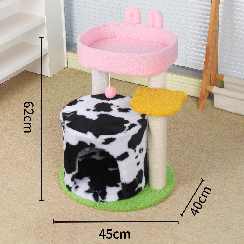 Фермерский коттедж Когтеточка и лежанка с сизалевым столбиком для крупных кошек
Фермерский коттедж Когтеточка и лежанка с сизалевым столбиком для крупных кошек