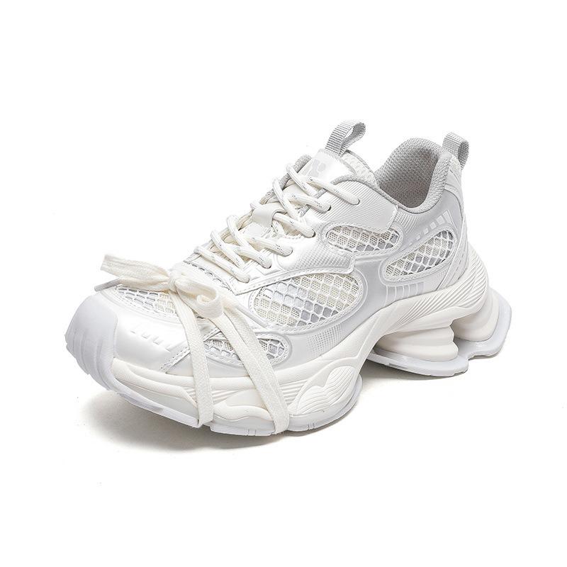 Trendy dad shoes women s spring and summer new leather mesh breathable versatile platform casual sports shoes 35 белый
Trendy dad shoes women s spring and summer new leather mesh breathable versatile platform casual sports shoes 35 белый