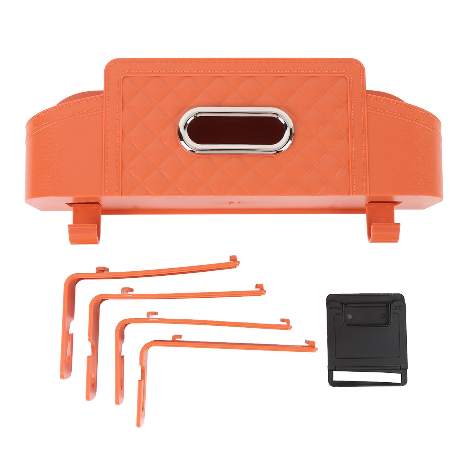 Car Back Seat Organizer with 2 Drink Cup Holder Tissue Box Hooks Phone Holder Multifunctional
Car Back Seat Organizer with 2 Drink Cup Holder Tissue Box Hooks Phone Holder Multifunctional