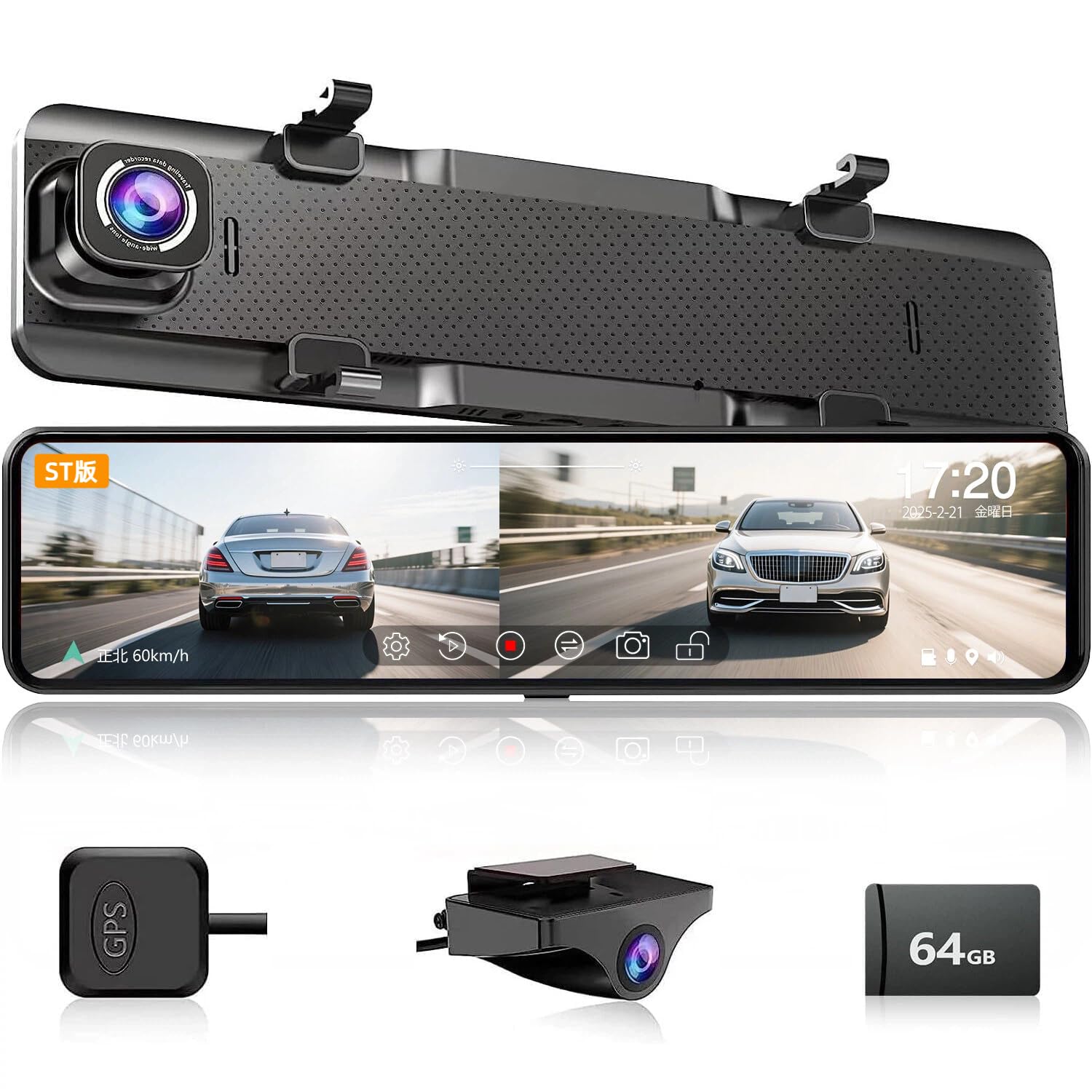 JADO Dash 4K Front and Rear Cameras with Rear Camera Digital Inner IMX415 Night Power Parking Time Digital TV Interference LED Traffic Light 64GB
JADO Dash 4K Front and Rear Cameras with Rear Camera Digital Inner IMX415 Night Power Parking Time Digital TV Interference LED Traffic Light 64GB