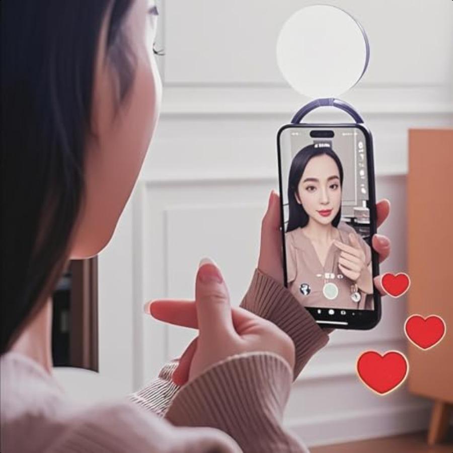 Магнитный свет для селфи для телефона Свет для селфи с зеркалом Регулируемая головка лампы на 360 градусов 3 режима освещения 2600-9000K United States
Магнитный свет для селфи для телефона Свет для селфи с зеркалом Регулируемая головка лампы на 360 градусов 3 режима освещения 2600-9000K United States