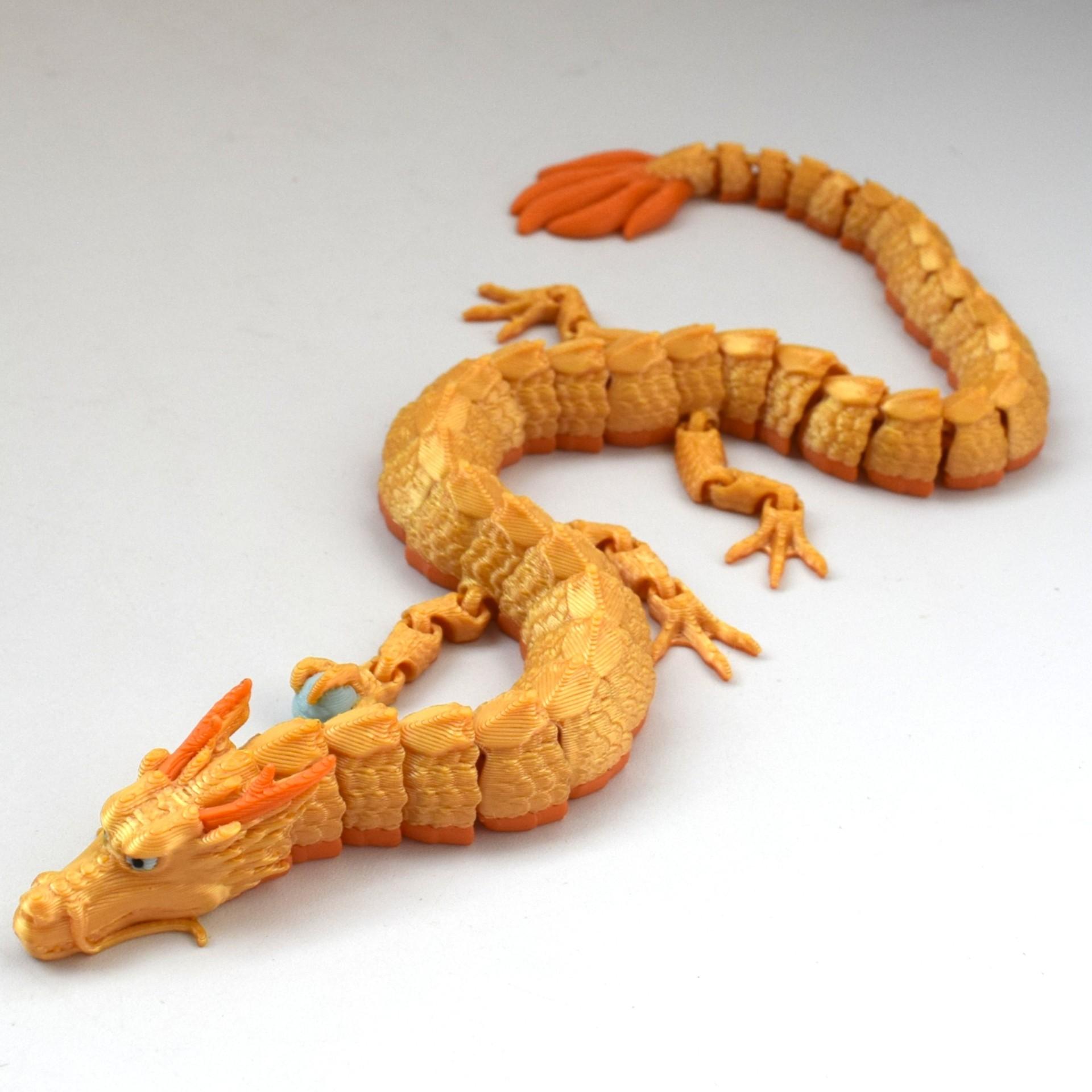 Funny Chinese Mythology Play Beads Dragon Toy Statue 3D Printing Toys Joint Movable Dragon Model Desktop Ornament Children Gifts
Funny Chinese Mythology Play Beads Dragon Toy Statue 3D Printing Toys Joint Movable Dragon Model Desktop Ornament Children Gifts