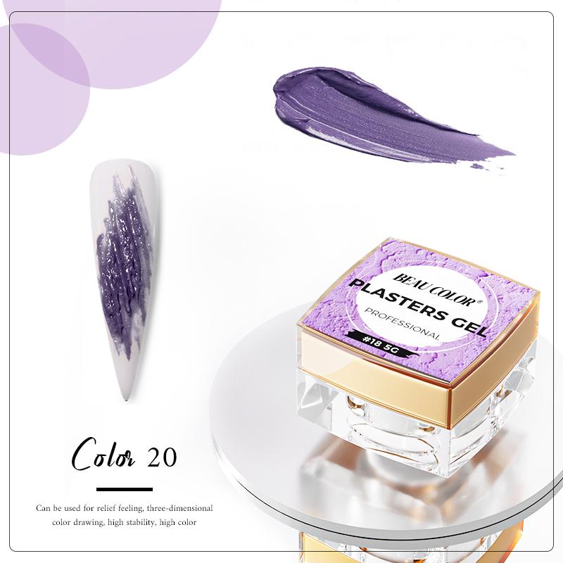 BEAU COLOR 22 цвета 3D гипсовый гель для ногтей, коллекция гипсовых гель-лаков для дизайна ногтей в салонах и домашнего маникюра
BEAU COLOR 22 цвета 3D гипсовый гель для ногтей, коллекция гипсовых гель-лаков для дизайна ногтей в салонах и домашнего маникюра