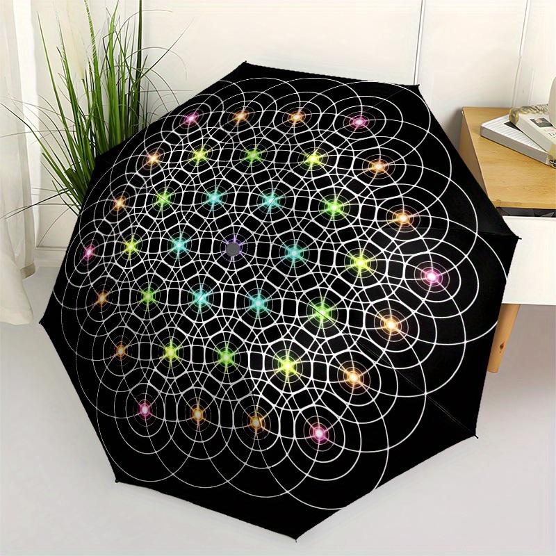 1pc Sacred Geometry Mandala Umbrella with Plastic Handle,Suitable for All Seasons Home Travel Outdoor UmbrellaM1334
1pc Sacred Geometry Mandala Umbrella with Plastic Handle,Suitable for All Seasons Home Travel Outdoor UmbrellaM1334