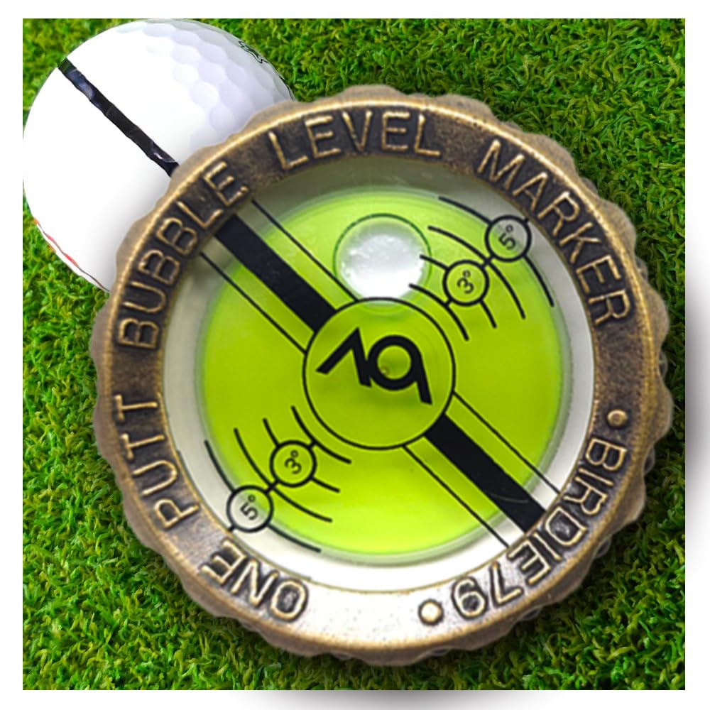 BIRDIE79 Slope Master Pro Green Reader - Up to 1.5m (4.9ft) - High-Accuracy Green Reading Aid, Unisex Golf Hat Clip Ball Marker (1)
BIRDIE79 Slope Master Pro Green Reader - Up to 1.5m (4.9ft) - High-Accuracy Green Reading Aid, Unisex Golf Hat Clip Ball Marker (1)