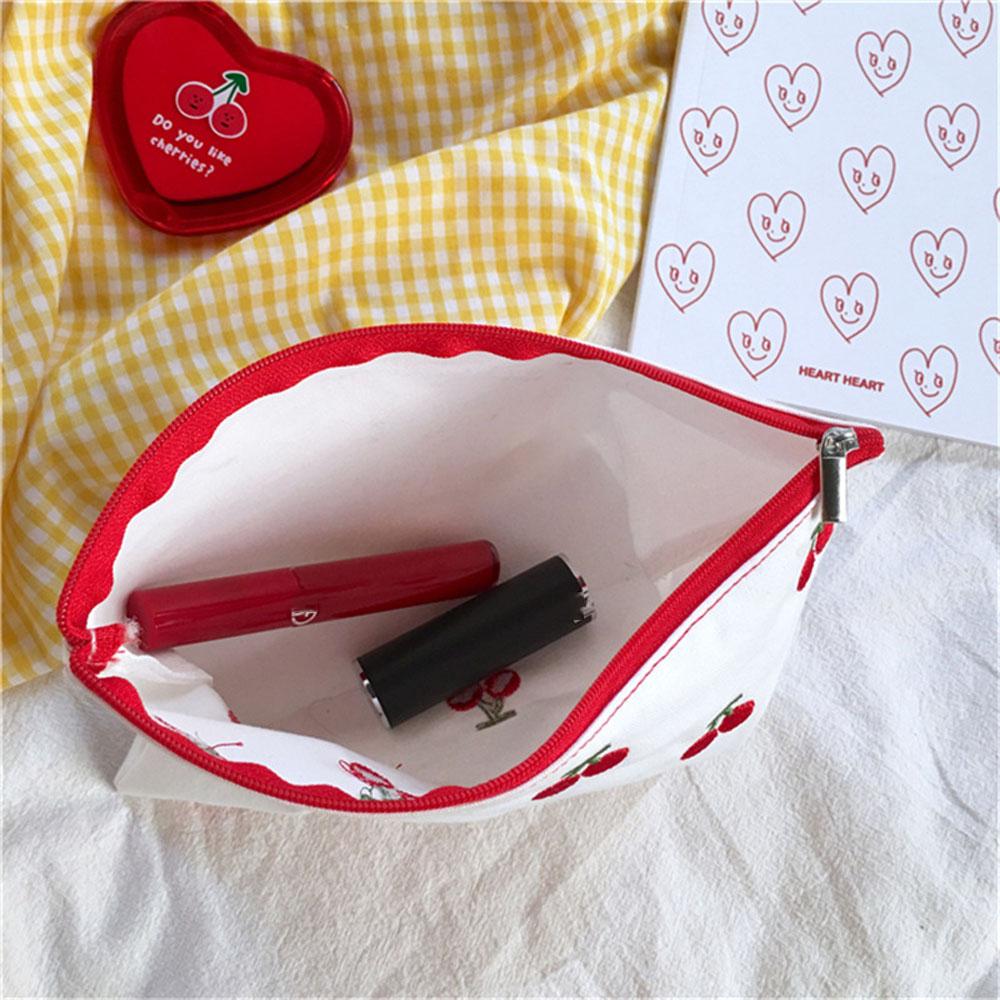 Embroidery Stationery Bag Travel Cartoon Cherry Canvas Pouch Cosmetic Purse Pencil Case Makeup Bags A
Embroidery Stationery Bag Travel Cartoon Cherry Canvas Pouch Cosmetic Purse Pencil Case Makeup Bags A