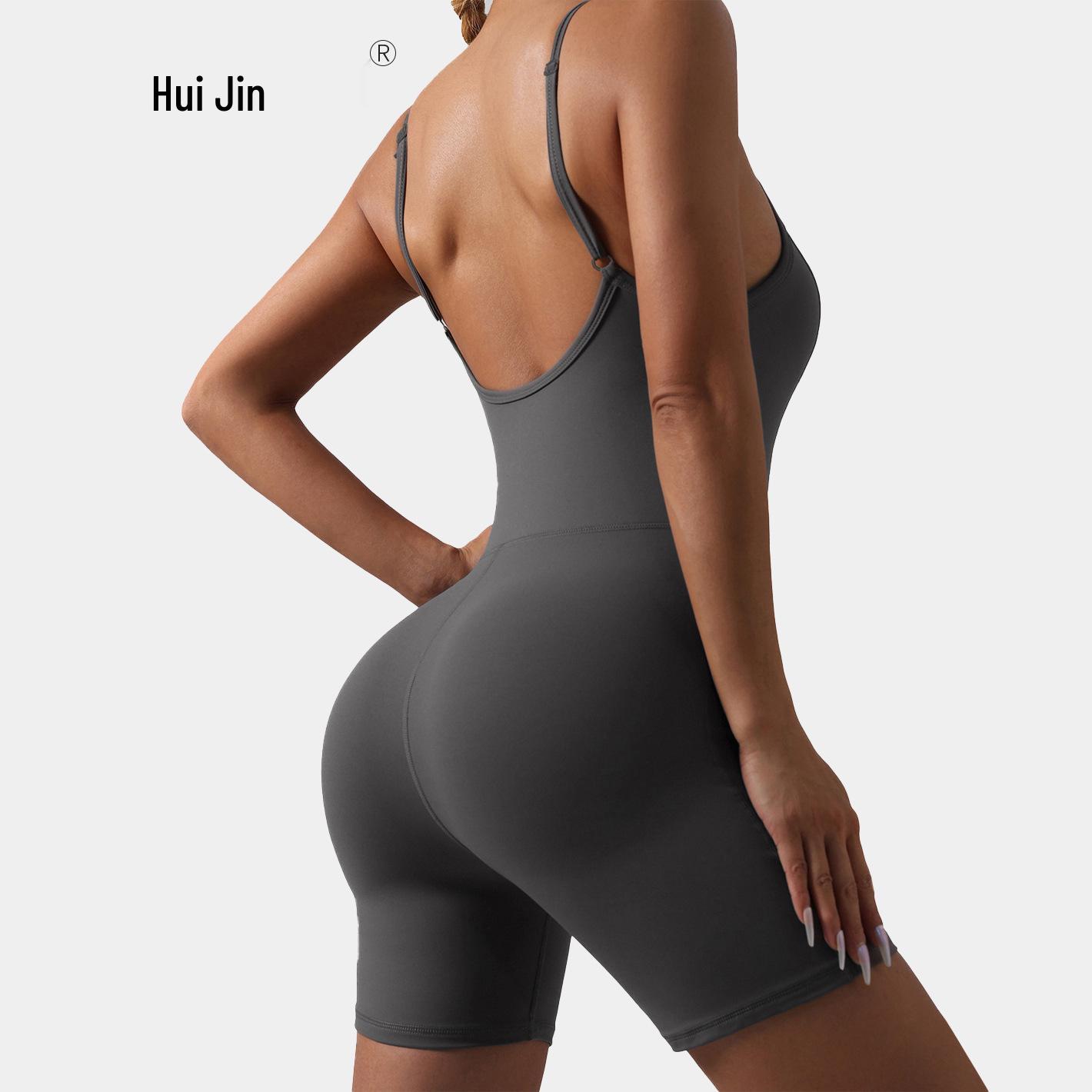Cross-border Patchwork Camisole Yoga Bodysuit with Cups and Quick-Drying Fitness Shorts Gray (fabric 220g)
Cross-border Patchwork Camisole Yoga Bodysuit with Cups and Quick-Drying Fitness Shorts Gray (fabric 220g)