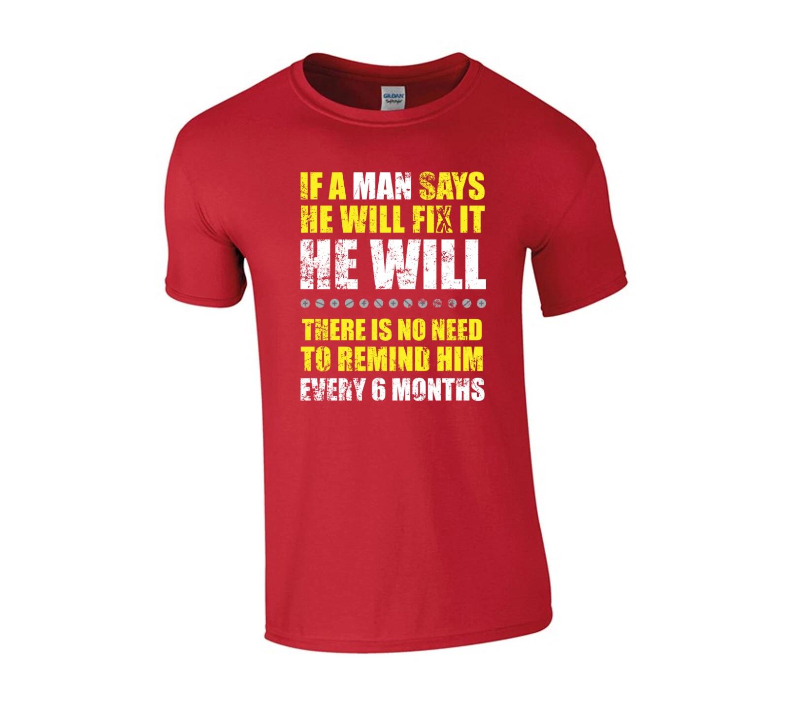 Man Can Fix It Unisex T Shirt - Silly Funny Slogan Dad Brother Son DIY S
Man Can Fix It Unisex T Shirt - Silly Funny Slogan Dad Brother Son DIY S