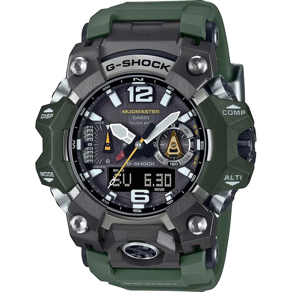 Casio Quartz Watch Stainless Steel Strap Military Men s GWG-B1000-3AER, Green, Military, Green, зелений
Casio Quartz Watch Stainless Steel Strap Military Men s GWG-B1000-3AER, Green, Military, Green, зелений