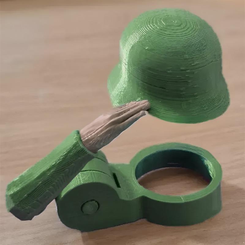 1pc Creative Soldier Salute Beer Bottle Cap Helmet Bar Tools Decoration Kitchen Decoration 3D Printing Crafts зелений
1pc Creative Soldier Salute Beer Bottle Cap Helmet Bar Tools Decoration Kitchen Decoration 3D Printing Crafts зелений