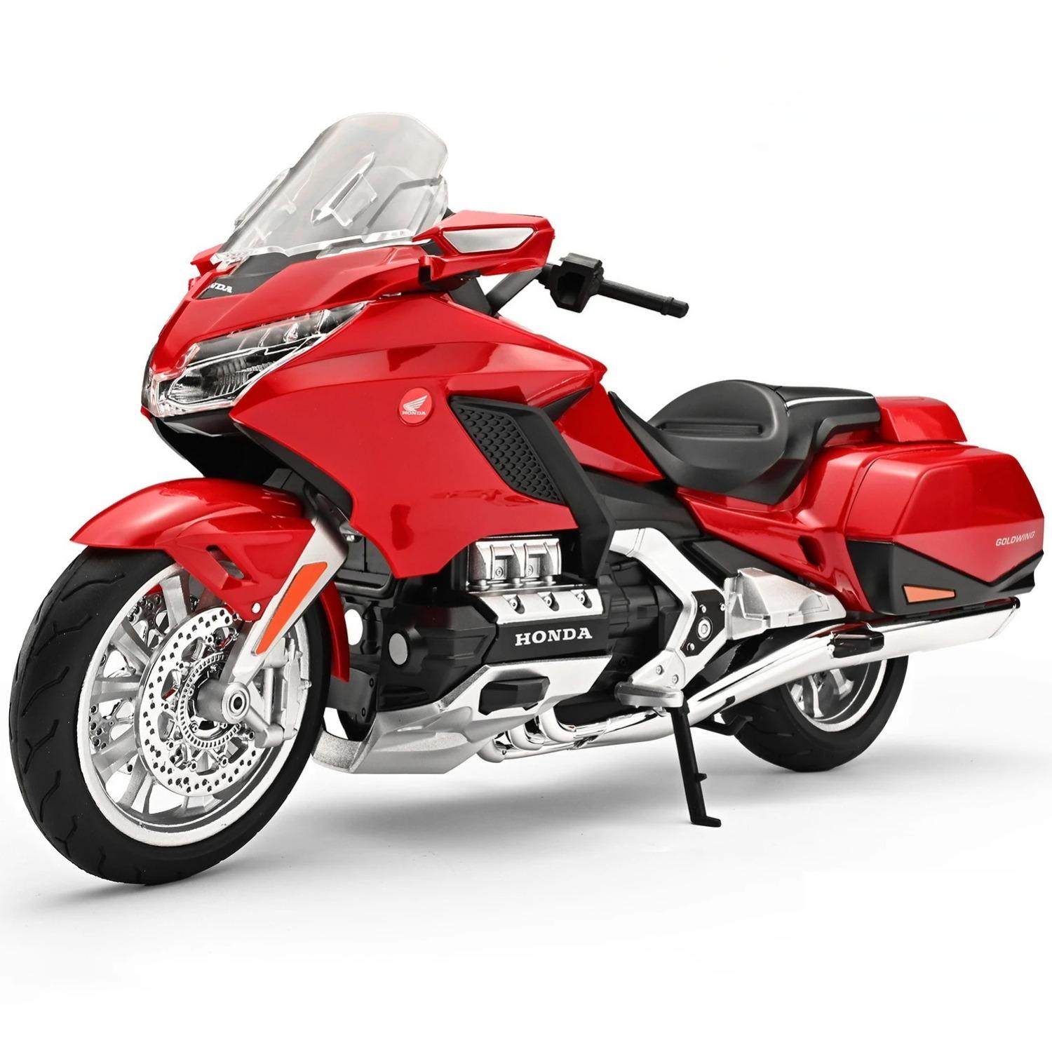 1/9 HONDA Gold Wing GL1800 Модель спортивного мотоцикла зі сплаву Металева лита Модель туристичного мотоцикла для дозвілля Звук Світло Дитяча іграшка Подарунок червоний
1/9 HONDA Gold Wing GL1800 Модель спортивного мотоцикла зі сплаву Металева лита Модель туристичного мотоцикла для дозвілля Звук Світло Дитяча іграшка Подарунок червоний