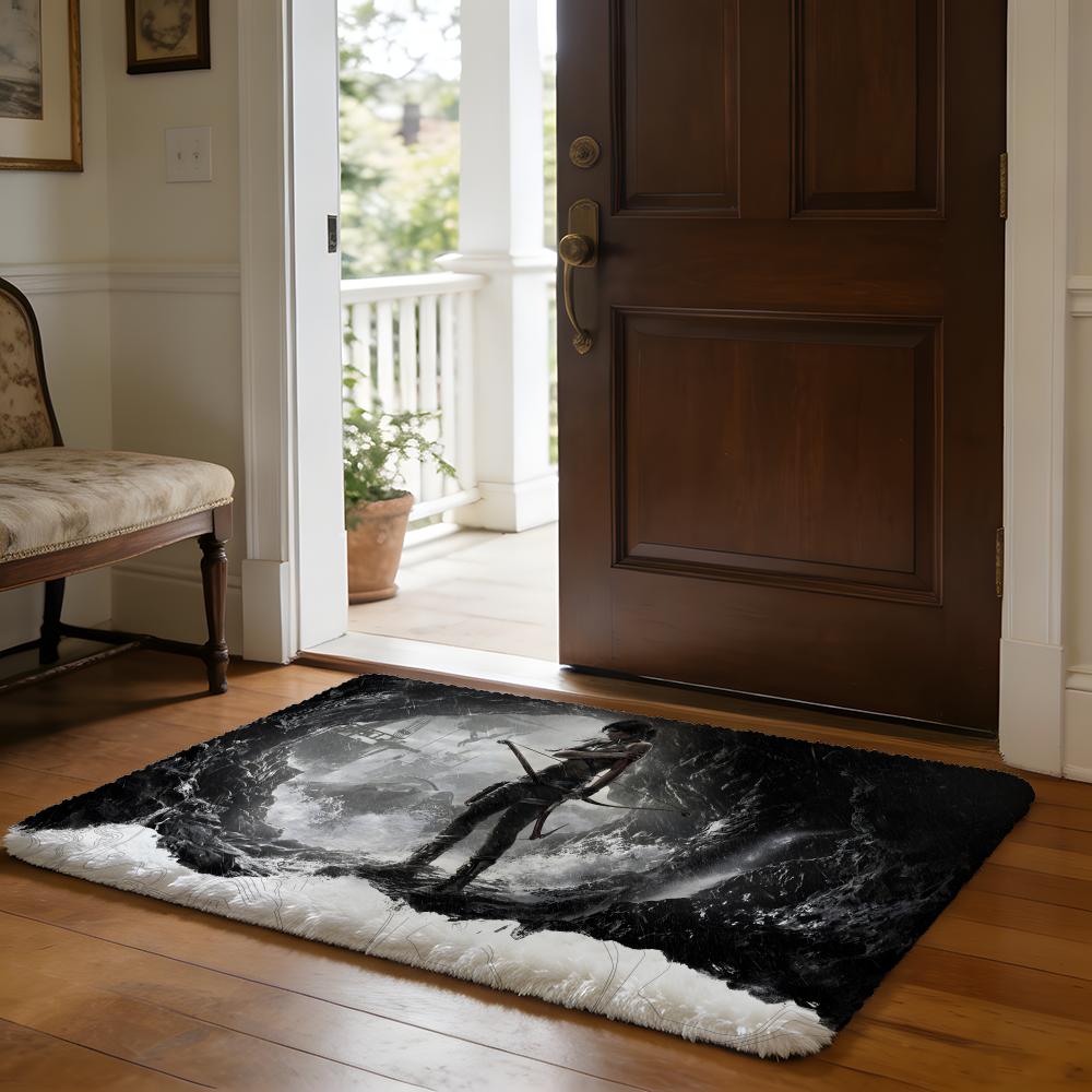 Floor Mat Soft Flannel Rug Non Slip Absorbent Mat for Bathroom Bedroom Home Decor Hot Anime T Tomb R Raider 50x80cm
Floor Mat Soft Flannel Rug Non Slip Absorbent Mat for Bathroom Bedroom Home Decor Hot Anime T Tomb R Raider 50x80cm
