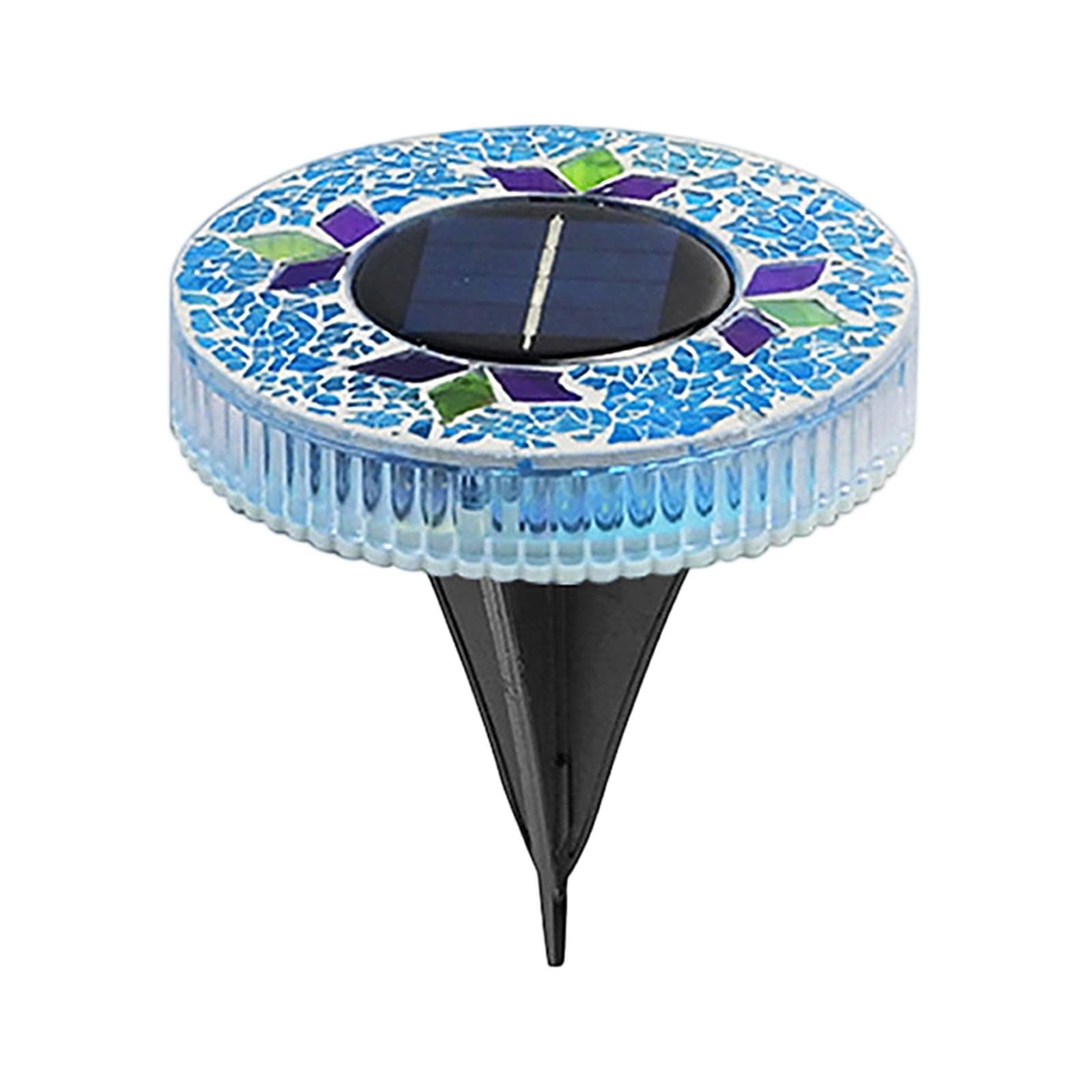 Solar Mosaic Ground Light Outdoor Waterproof Garden Pathway Decorative Landscape Stake Lamp with Solar Panel and Durable Spike One Size синий
Solar Mosaic Ground Light Outdoor Waterproof Garden Pathway Decorative Landscape Stake Lamp with Solar Panel and Durable Spike One Size синий