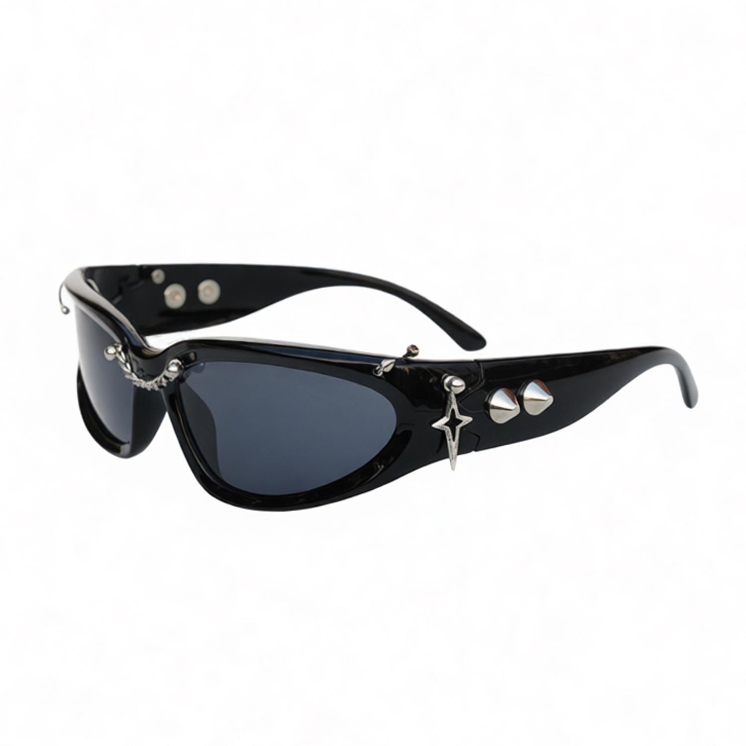 Trendy Punk Cyber Chain Star Sunglasses - Futuristic Y2K Street Style Fashion Party Eyewear
Trendy Punk Cyber Chain Star Sunglasses - Futuristic Y2K Street Style Fashion Party Eyewear